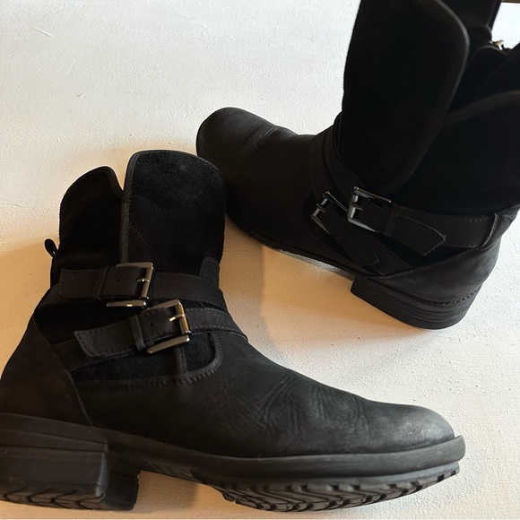 Blondo Tula Waterproof Boot Black Suede Nubuck Leather Size 9 - Picture 11 of 16